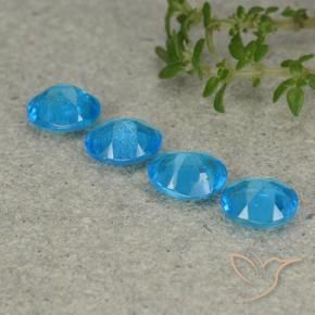 Gemme di Apatite Azzurro naturale da 1.49 ct, Ovale, VS