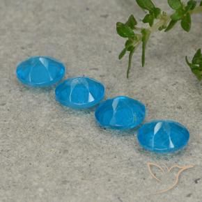 Gemme di Apatite Azzurro naturale da 1.57 ct, Ovale, VS