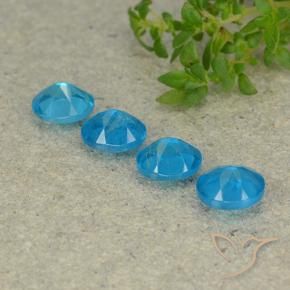 Gemme di Apatite Blu naturale da 1.70 ct, Ovale, VS