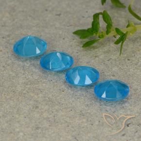 Gemme di Apatite Blu naturale da 1.30 ct, Ovale, VS