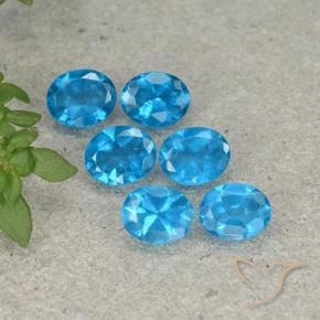 Gemme di Apatite Blu naturale da 2.23 ct, Ovale, VS