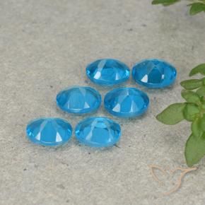 Gemme di Apatite Blu naturale da 2.23 ct, Ovale, VS