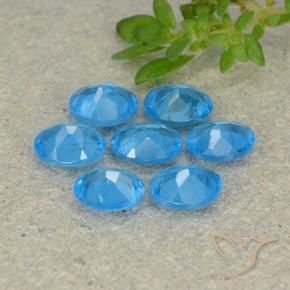 Gemme di Apatite Blu medio naturale da 2.26 ct, Ovale, VS