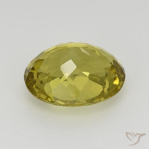 Apatite Giallo medio naturale da 6.18 ct, Ovale, VS