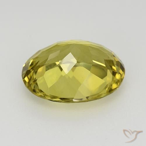 Apatite Giallo terroso naturale da 6.26 ct, Ovale, VVS-VS