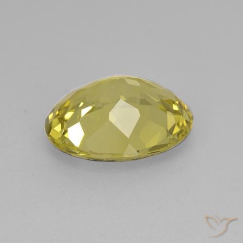 Apatite Giallo pallido naturale da 2.37 ct, Ovale, VS