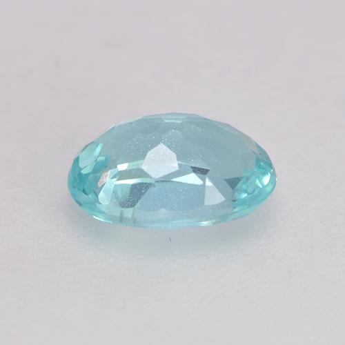 Apatite naturale turchese da 0,53 ct, taglio ovale, VS