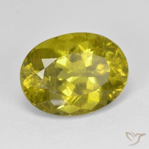 Apatite Medium Golden Brown naturale da 11.46 ct, Ovale, VS
