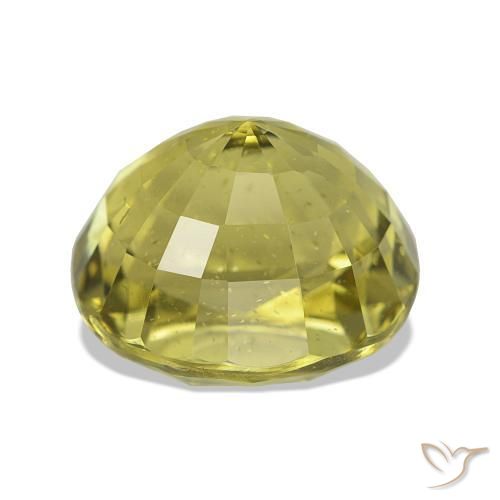 Apatite Giallo verdastro naturale da 6.24 ct, Ovale, VS