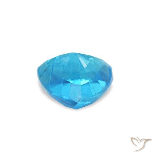Apatite naturale blu da 0,34 ct, trillion, SI
