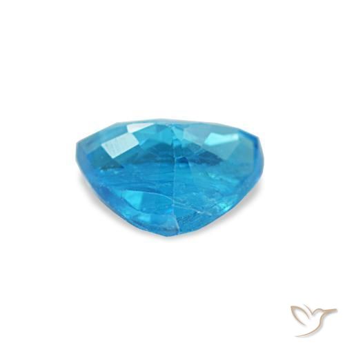Apatite naturale blu da 0,49 ct, trillion, SI