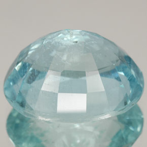 Acquamarina naturale blu da 12,27 ct, taglio ovale, SI