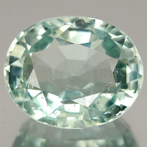 Acquamarina naturale blu da 7,26 ct, taglio ovale, SI