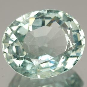 Acquamarina naturale blu da 7,26 ct, taglio ovale, SI