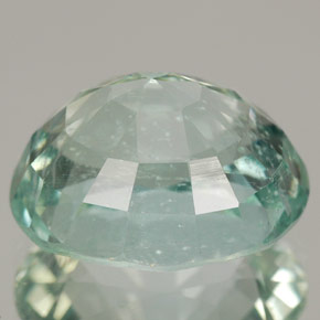 Acquamarina naturale blu da 7,26 ct, taglio ovale, SI