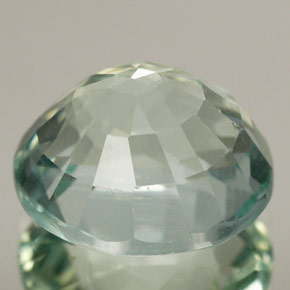 Acquamarina naturale blu da 4,84 ct, taglio ovale, VS