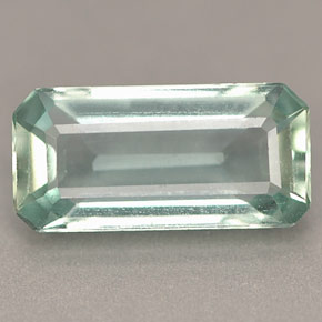 Acquamarina naturale blu da 1,79 ct, taglio smeraldo, VVS-VS