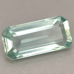 Acquamarina naturale blu da 1,79 ct, taglio smeraldo, VVS-VS