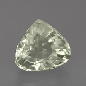 Acquamarina Verde chiaro naturale da 3.45 ct, Forma a pera, SI