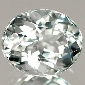 Acquamarina Azzurro naturale da 0.69 ct, Taglio ovale, VVS