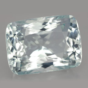 Acquamarina naturale blu da 26,63 ct, taglio a cuscino, IF