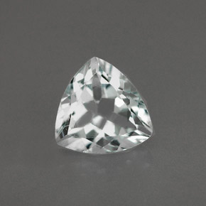 Acquamarina naturale blu da 1,08 ct, trillion, VS