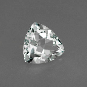 Acquamarina naturale blu da 1,08 ct, trillion, VS
