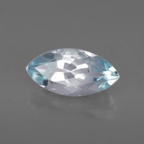 Acquamarina naturale blu da 1,17 ct, marchesa, VVS