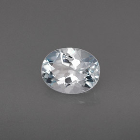 Acquamarina naturale blu da 1,13 ct, taglio ovale, VVS