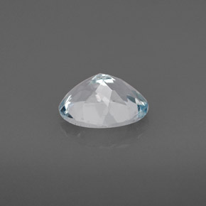 Acquamarina naturale blu da 1,13 ct, taglio ovale, VVS