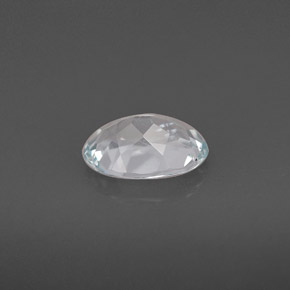 Acquamarina naturale blu da 0,95 ct, taglio ovale, VVS-VS