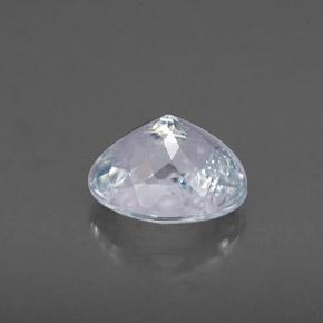 Acquamarina naturale blu da 0,91 ct, taglio ovale, VS-SI