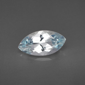 Acquamarina Azzurro naturale da 1.61 ct, Taglio marquise, VVS