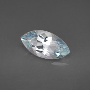 Acquamarina Azzurro naturale da 1.61 ct, Taglio marquise, VVS