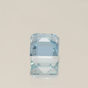 Acquamarina Azzurro naturale da 0.29 ct, Quadrato, VVS