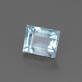 Acquamarina naturale blu da 0,53 ct, forma fantasia, VS-SI