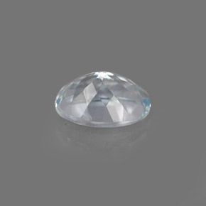Acquamarina naturale blu da 1,27 ct, taglio ovale, VVS