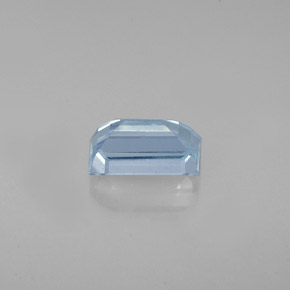 Acquamarina Azzurro naturale da 0.74 ct, Taglio a baguette, VS-SI