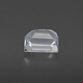 Acquamarina naturale blu da 0,84 ct, baguette, VS