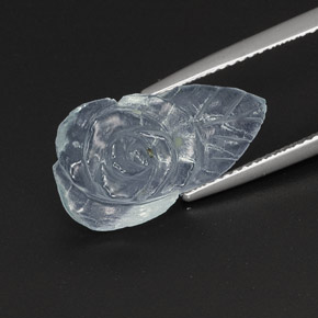 Acquamarina naturale blu da 5,65 ct, forma fantasia, trasparente