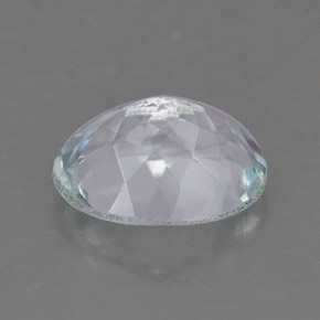 Acquamarina naturale blu da 1,08 ct, taglio ovale, VVS