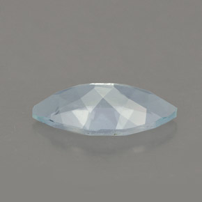 Acquamarina naturale blu da 1,50 ct, marchesa, VVS-VS