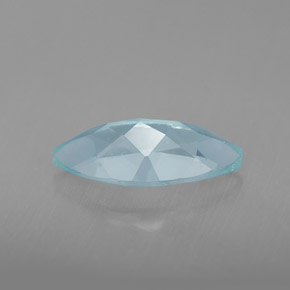 Acquamarina naturale blu da 1,55 ct, marchesa, VVS-VS