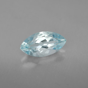 Acquamarina naturale blu da 1,12 ct, marchesa, VVS-VS