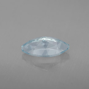 Acquamarina naturale blu da 1,12 ct, marchesa, VVS-VS