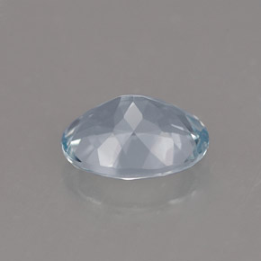 Acquamarina naturale blu da 1,12 ct, taglio ovale, VVS