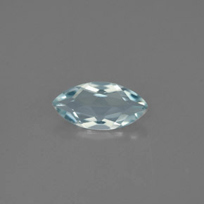 Acquamarina naturale blu da 0,82 ct, marchesa, VVS-VS