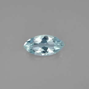Acquamarina naturale blu da 0,94 ct, marchesa, VS