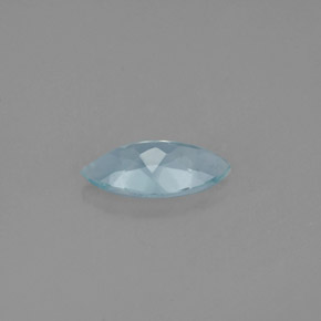 Acquamarina naturale blu da 0,94 ct, marchesa, VS