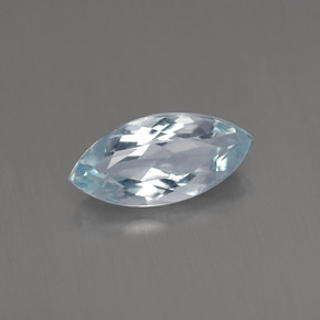 Acquamarina naturale blu da 0,84 ct, marchesa, VVS-VS
